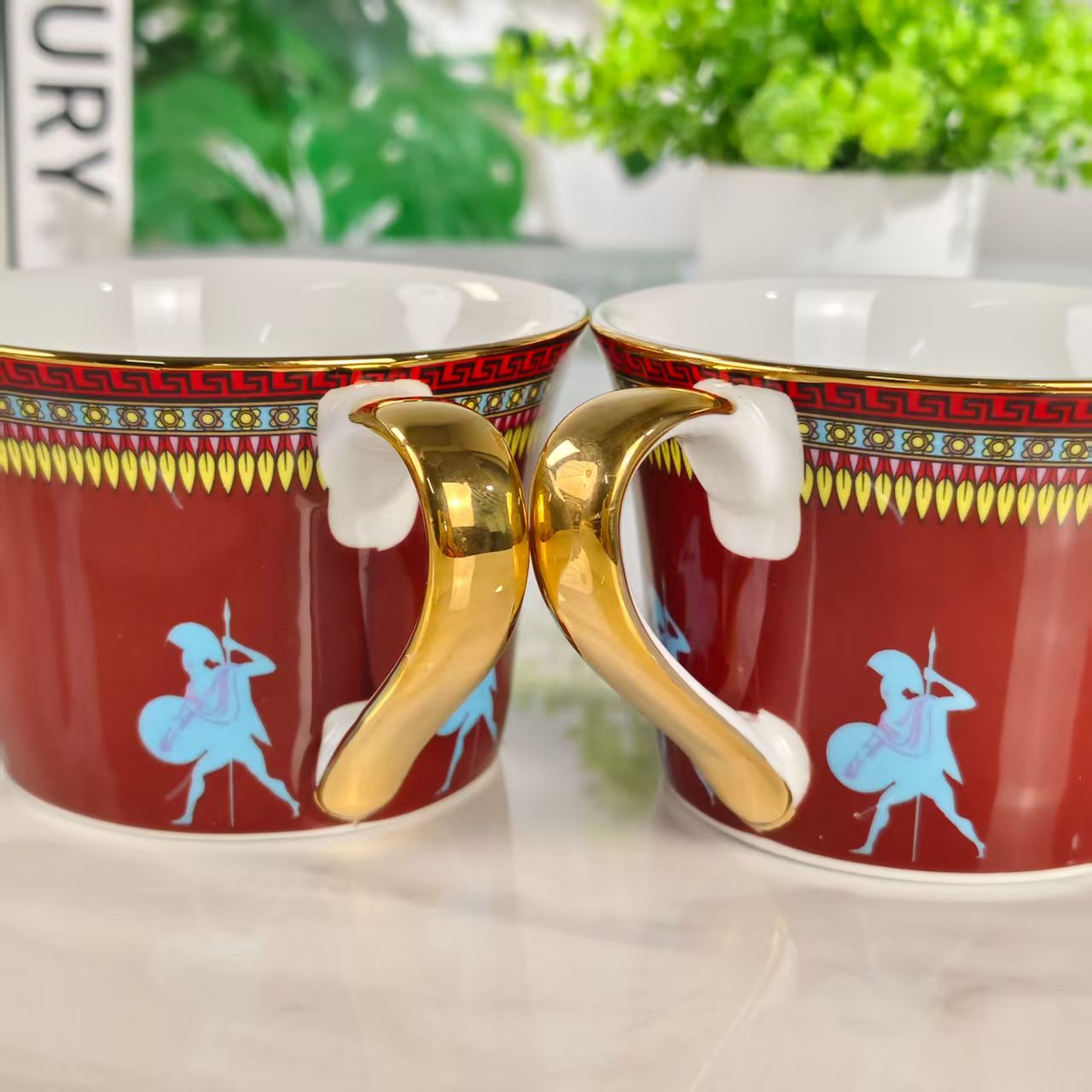 Nuovo Arrivo: [Pedestal Yellow Horse] – Servizio da Caffè 15 Pezzi