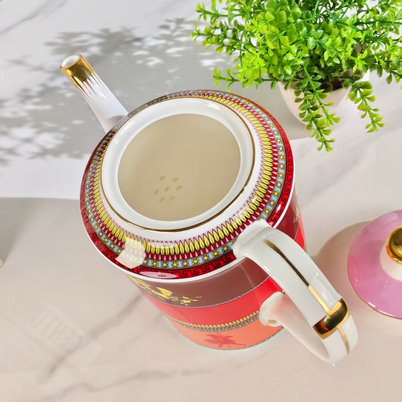 Nuovo Arrivo: [Pedestal Yellow Horse] – Servizio da Caffè 15 Pezzi