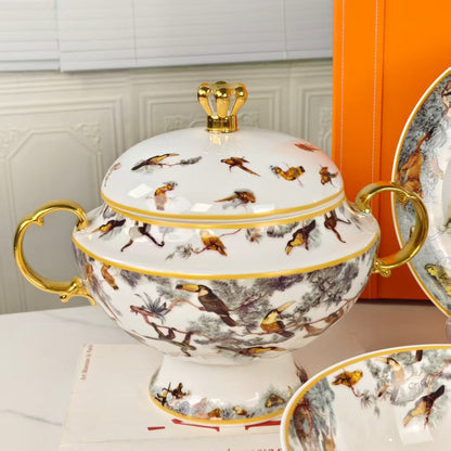 Nuovo Arrivo: "Scettro Arancio" – Servizio da Caffè da 15 Pezzi
