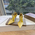 CL 【Red Sole】Patent leather T-strap high heels