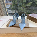 CL 【Red Sole】Patent leather T-strap high heels