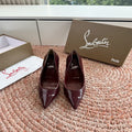 CL 【Red Sole】So Kate patent leather pointed-toe high heels