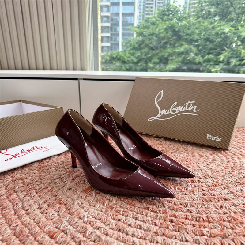 CL 【Red Sole】So Kate patent leather pointed-toe high heels