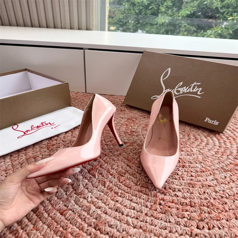 CL 【Red Sole】So Kate patent leather pointed-toe high heels
