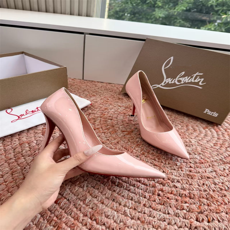 CL 【Red Sole】So Kate patent leather pointed-toe high heels
