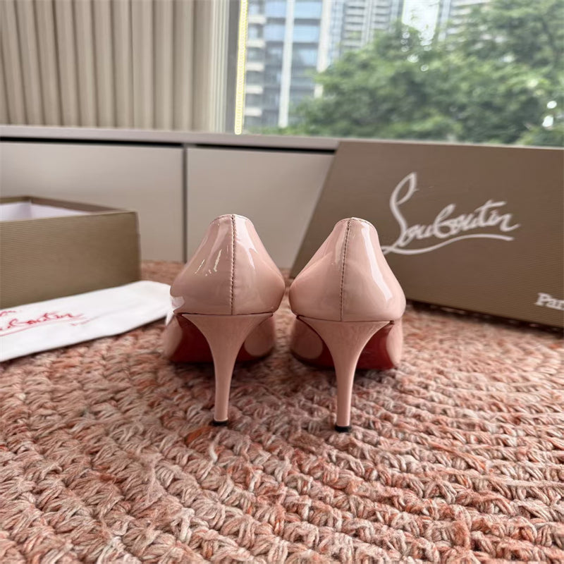 CL 【Red Sole】So Kate patent leather pointed-toe high heels