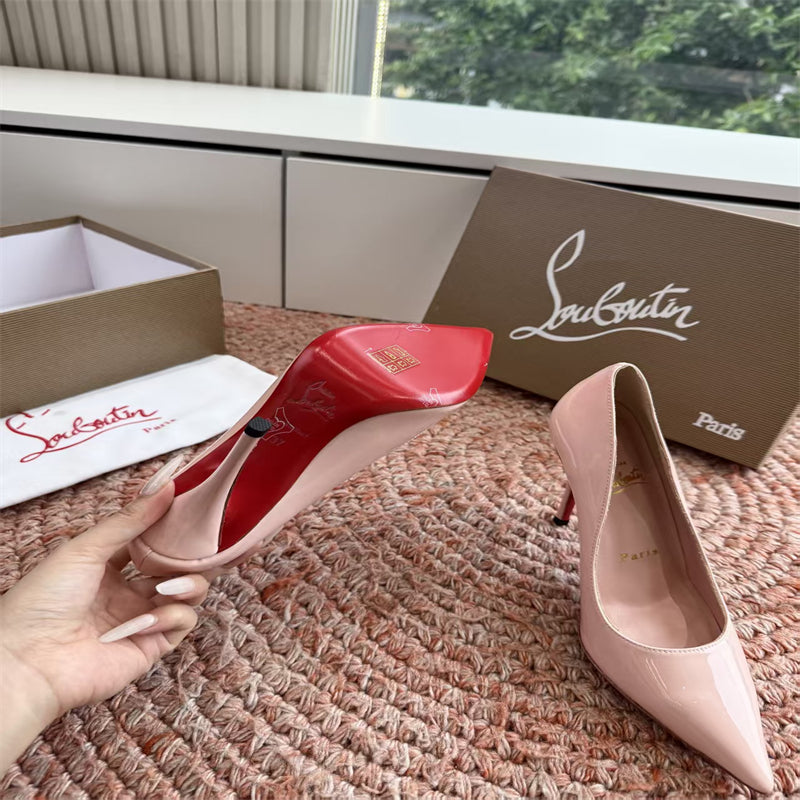 CL 【Red Sole】So Kate patent leather pointed-toe high heels