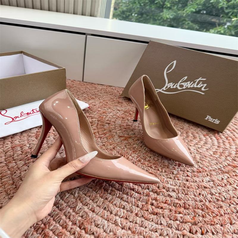 CL 【Red Sole】So Kate patent leather pointed-toe high heels