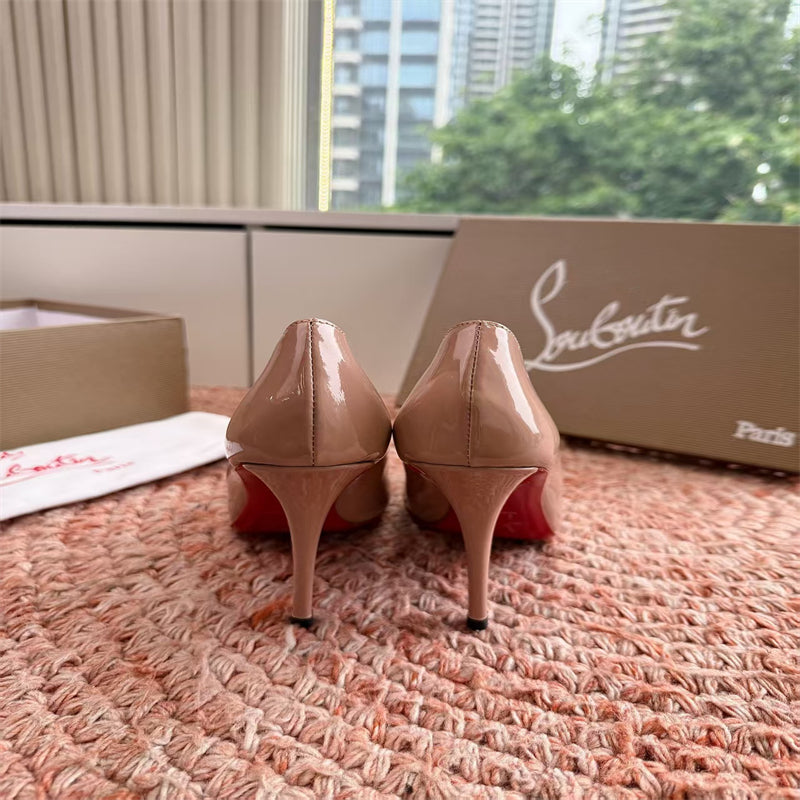 CL 【Red Sole】So Kate patent leather pointed-toe high heels