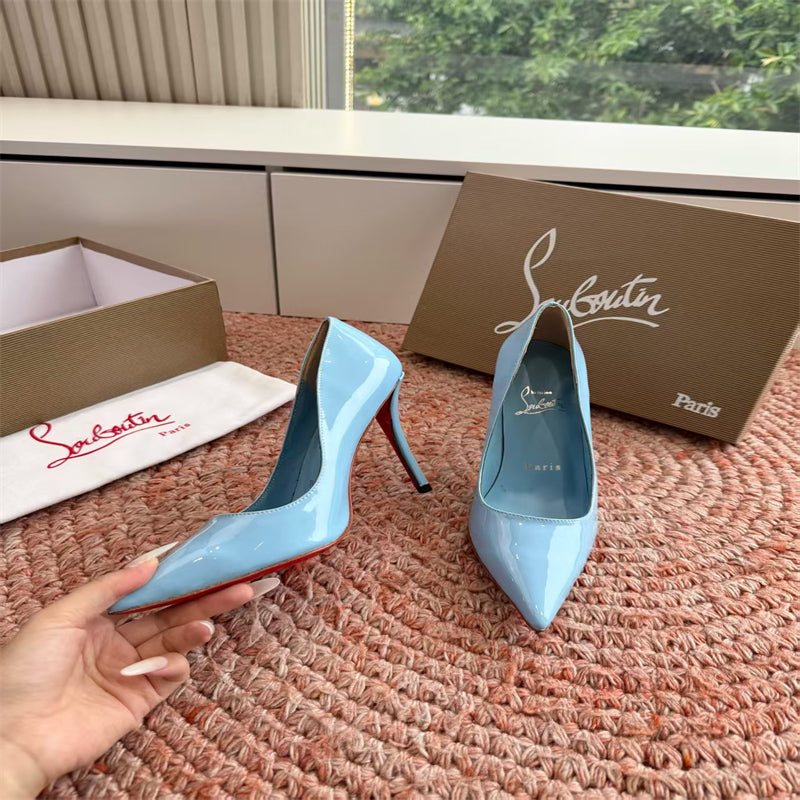 CL 【Red Sole】So Kate patent leather pointed-toe high heels