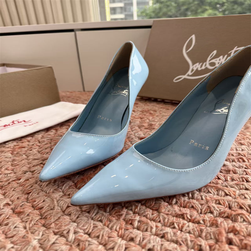 CL 【Red Sole】So Kate patent leather pointed-toe high heels