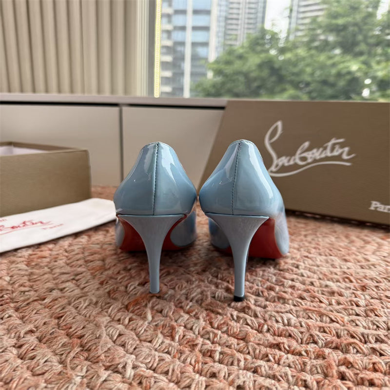 CL 【Red Sole】So Kate patent leather pointed-toe high heels