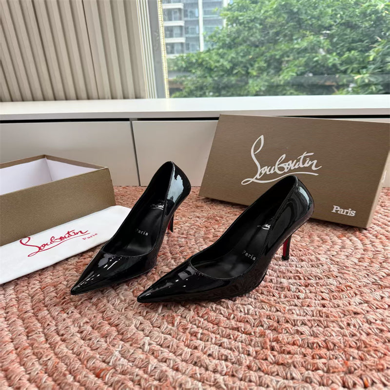 CL 【Red Sole】So Kate patent leather pointed-toe high heels