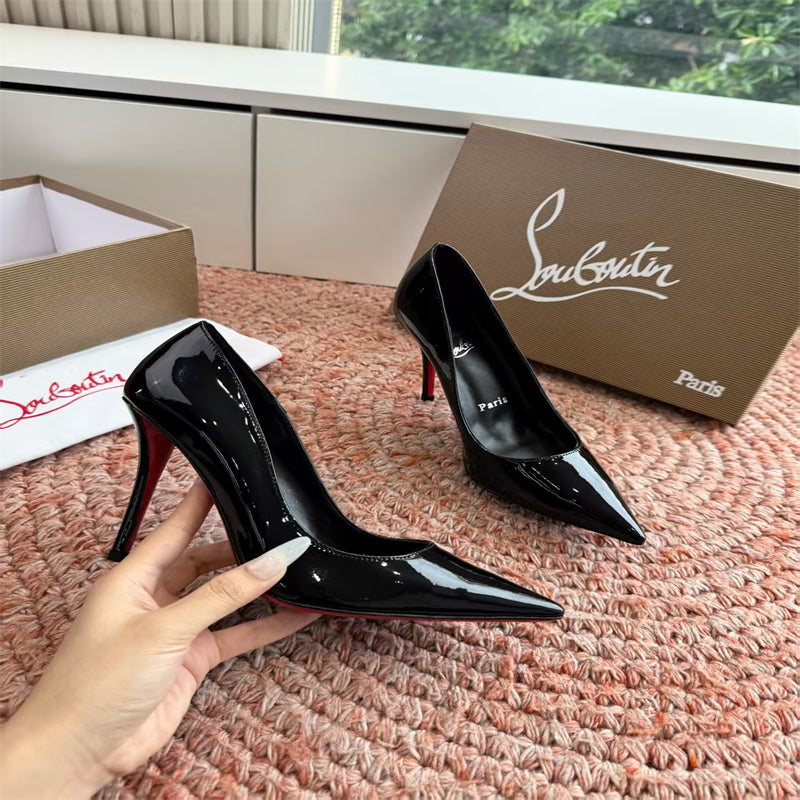CL 【Red Sole】So Kate patent leather pointed-toe high heels