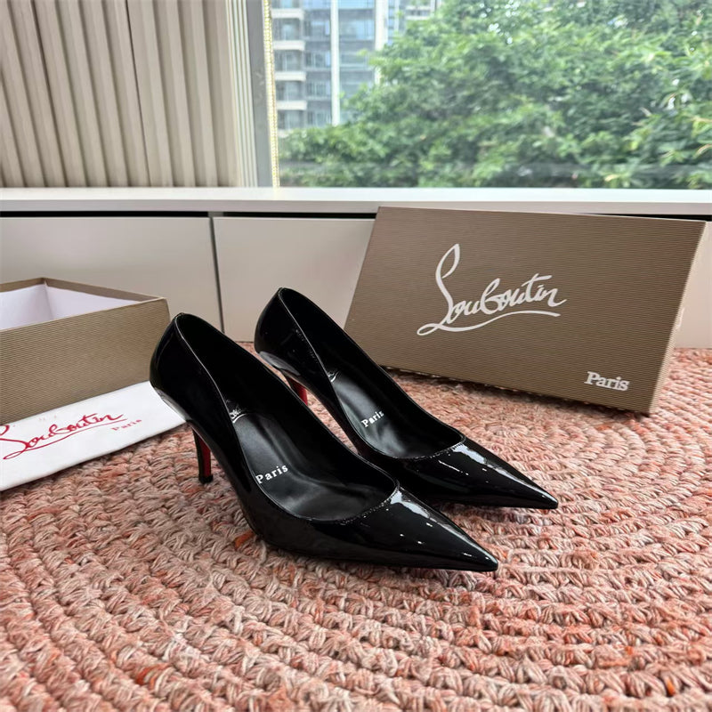 CL 【Red Sole】So Kate patent leather pointed-toe high heels