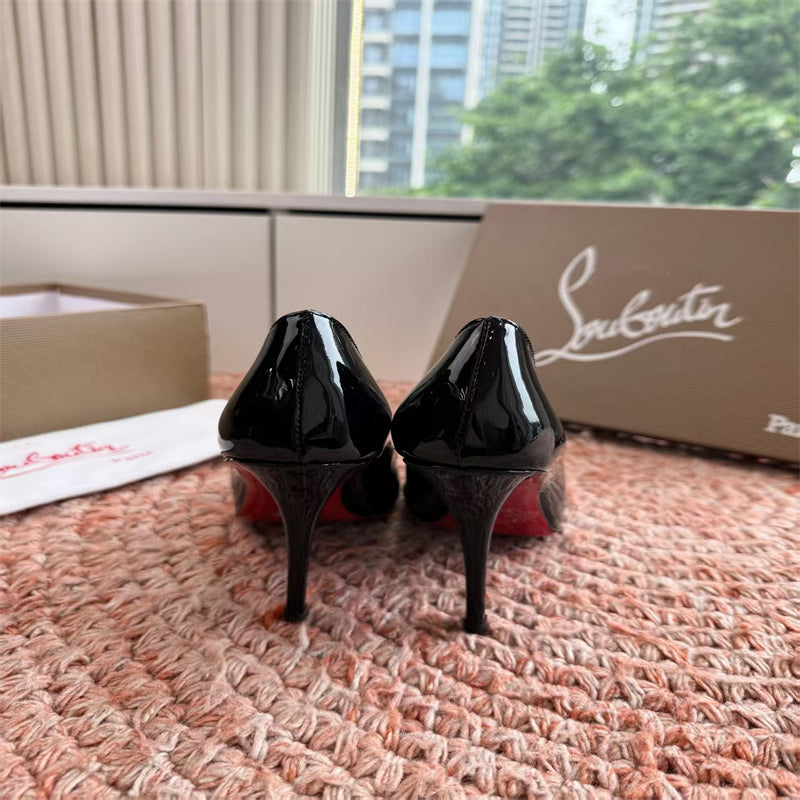 CL 【Red Sole】So Kate patent leather pointed-toe high heels