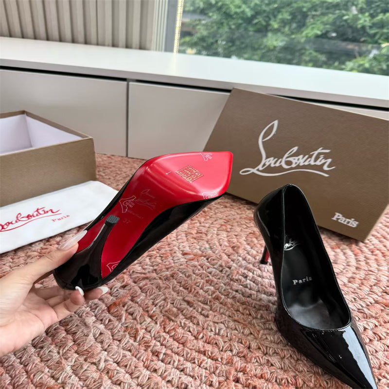 CL 【Red Sole】So Kate patent leather pointed-toe high heels